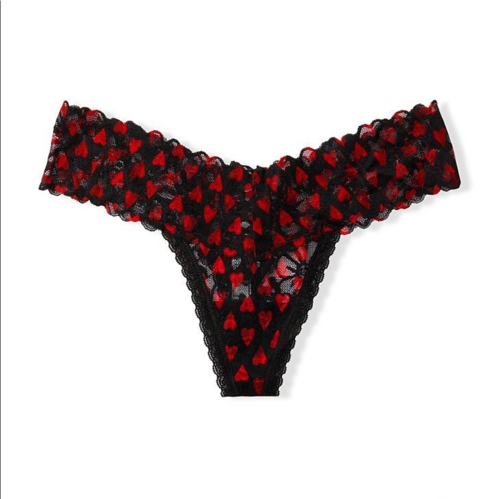 Victoria’s Secret THE LACIE Floral Lace Thong Panty size S